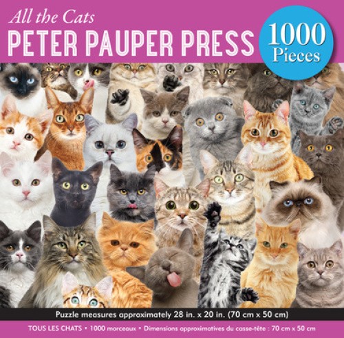 All the Cats 1,000 Piece Jigsaw Puzzle by Peter Pauper Press Inc