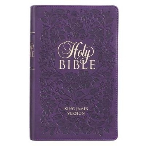 KJV Bible Giant Print Purple (Rilegato in ecopelle)