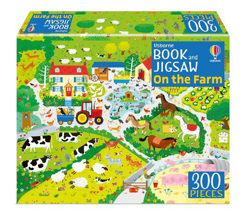 Usborne Book and Jigsaw On the Farm by Kirsteen Robson