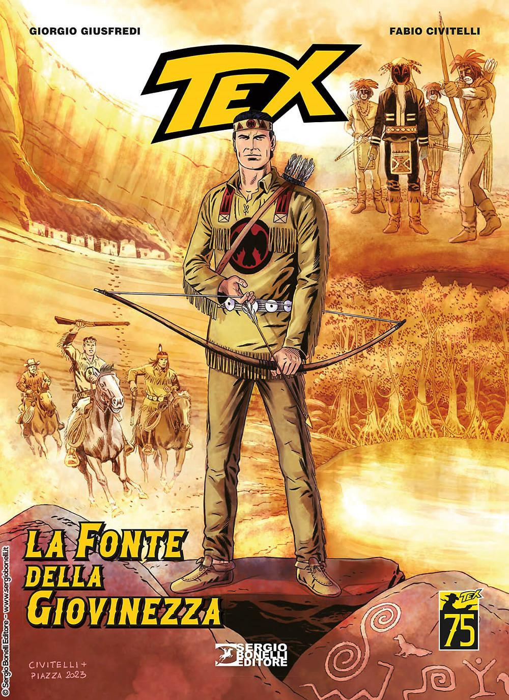 Libro - Fumetti - Vari - Giusfredi Giorgio / Fabio Civitelli - Tex. La Fonte ...