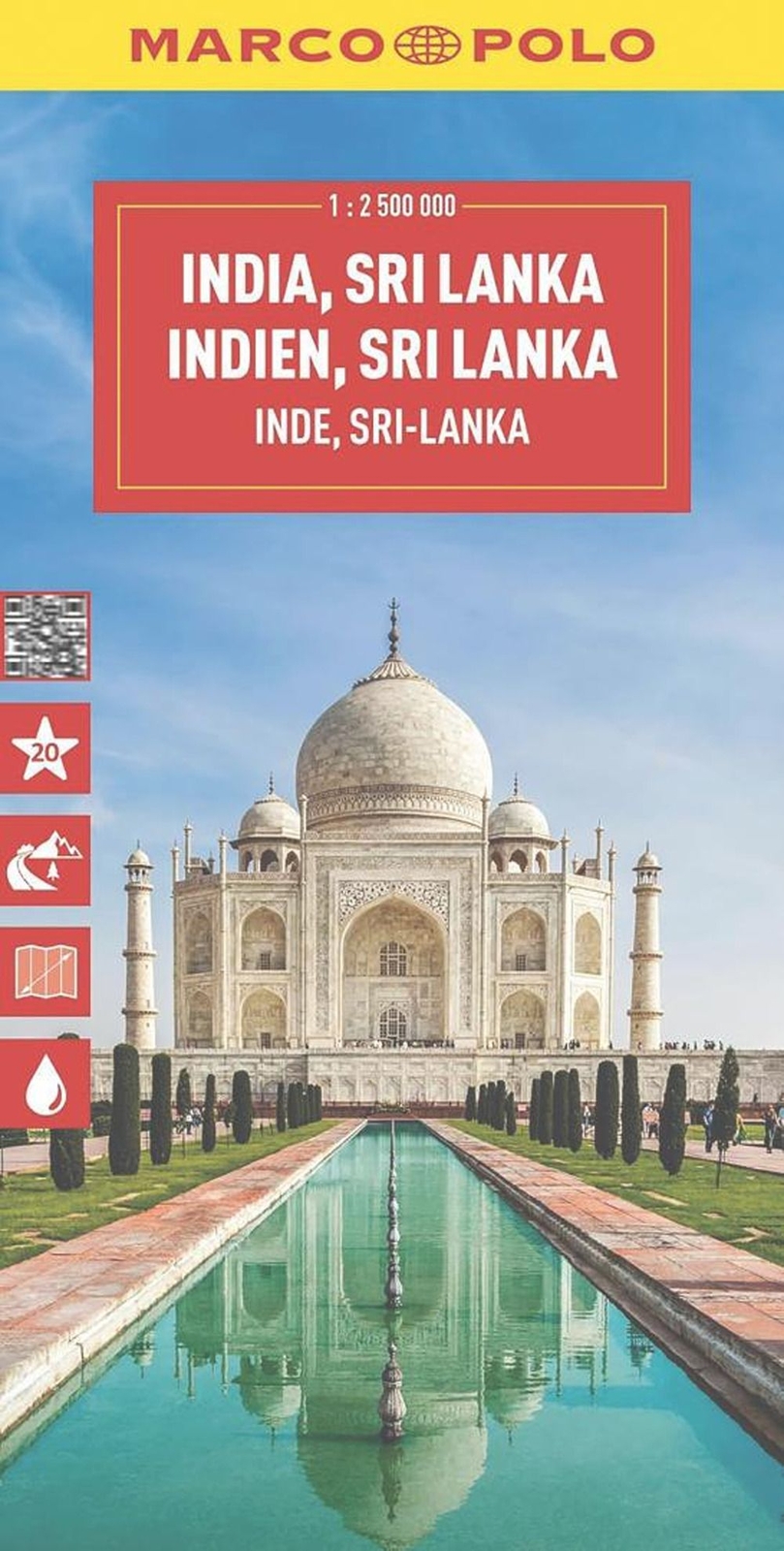 Libri India, Sri Lanka, Nepal, Bangladesh 1:2.500.000