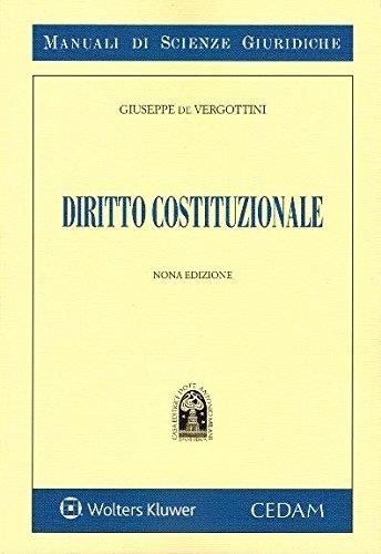 Libri De Vergottini Giuseppe - Diritto Costituzionale