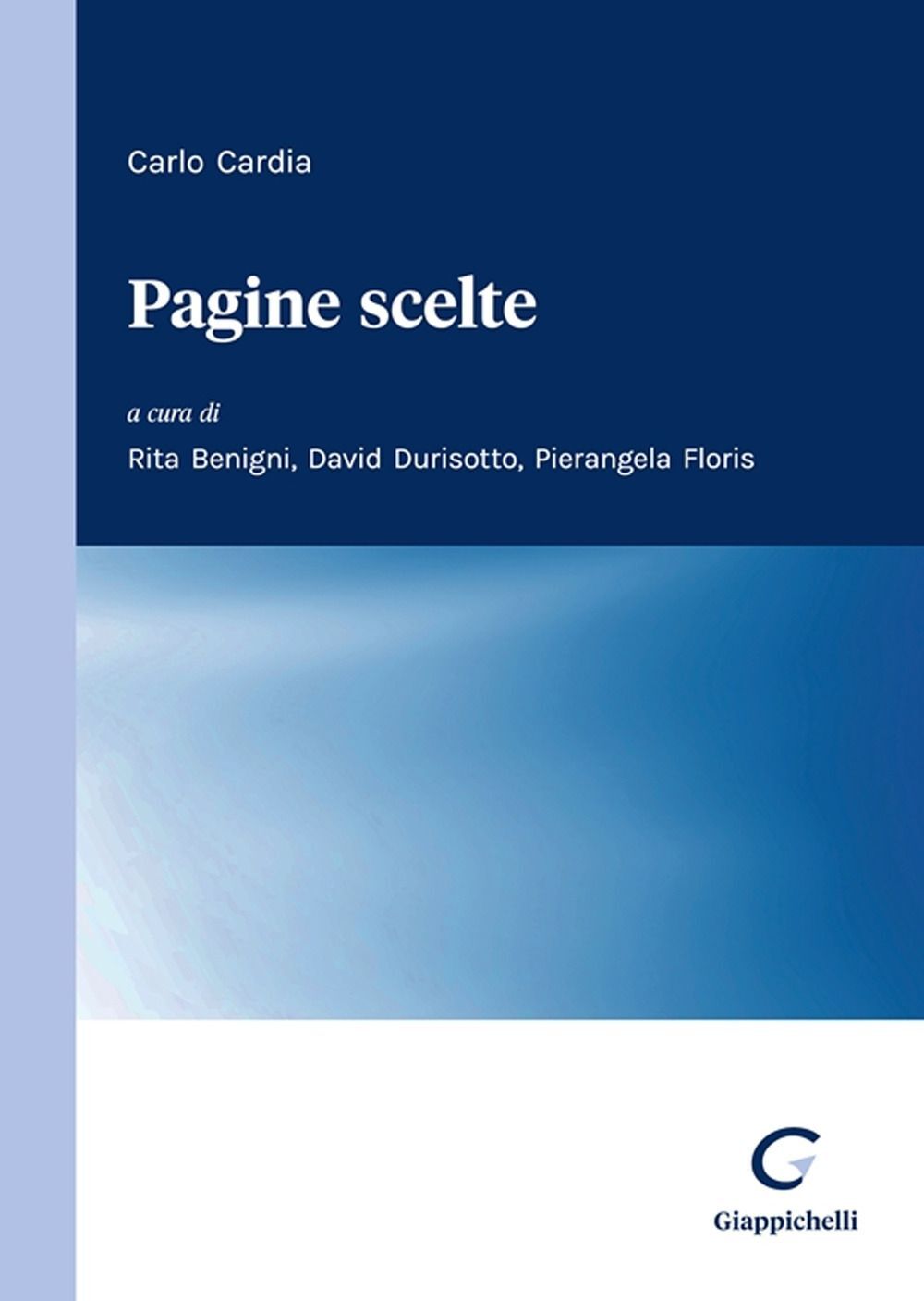 Libri Carlo Cardia - Pagine Scelte