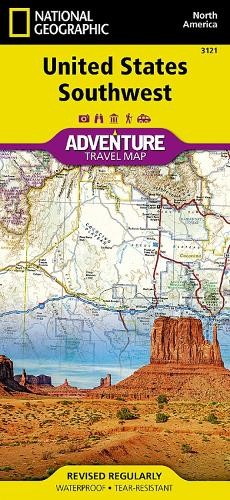 National Geographic Maps United States, Southwest Adventure Map (Map)