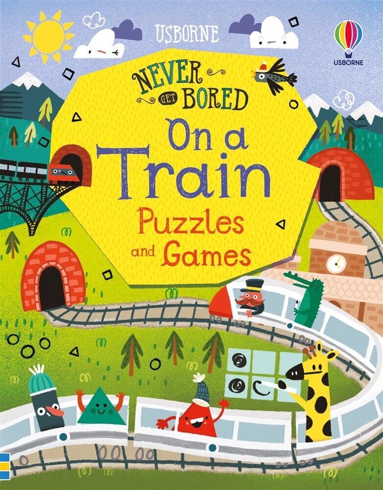 Never get bored on a train puzzles & games: 1 - Tom Mumbray, James Maclaine