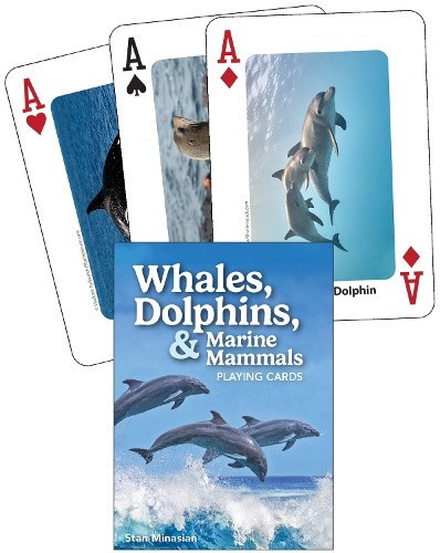Whales, Dolphins, and Marine Mammals Playing Cards by Stan Minasian