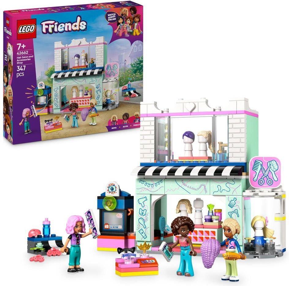 Merchandising Lego: 42662 - Lego Friends - Parrucchiere E Negozio Di Accessori
