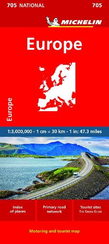 Michelin Europe - Michelin National Map 705 (Map)
