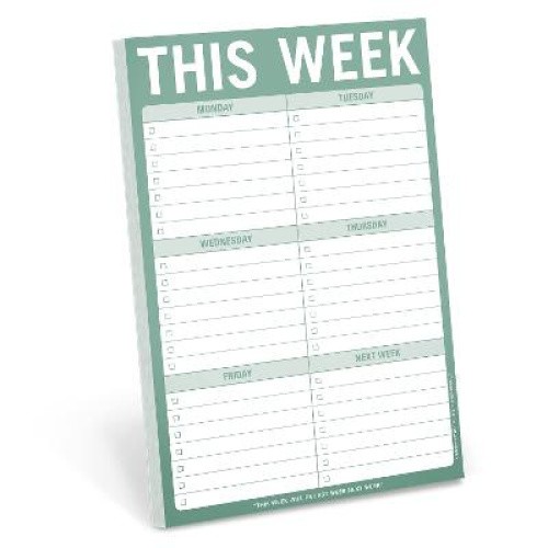 Knock Knock This Week Pad (Green) by Knock Knock