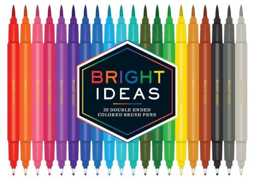 Bright Ideas: 20 Double-Ended Colored Brush Pens: 20 Colored Pens (Bright Ideas)