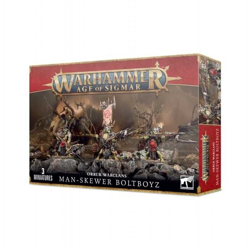 Orruk Warclans - Man-Skewer Boltboyz