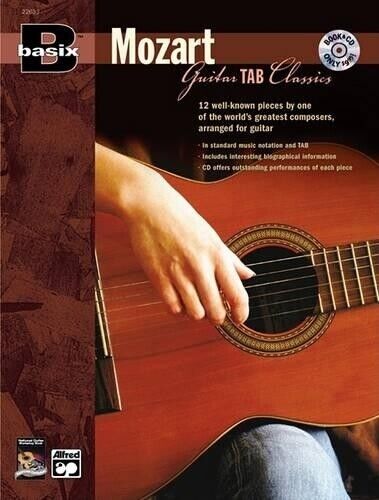 Wolfgang Amadeus Mozart Basix Guitar Tab Classics (Mixed Media Product)
