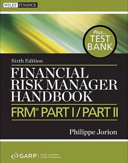 Manuale del gestore dei rischi finanziari e banca di prova nuovo stock...