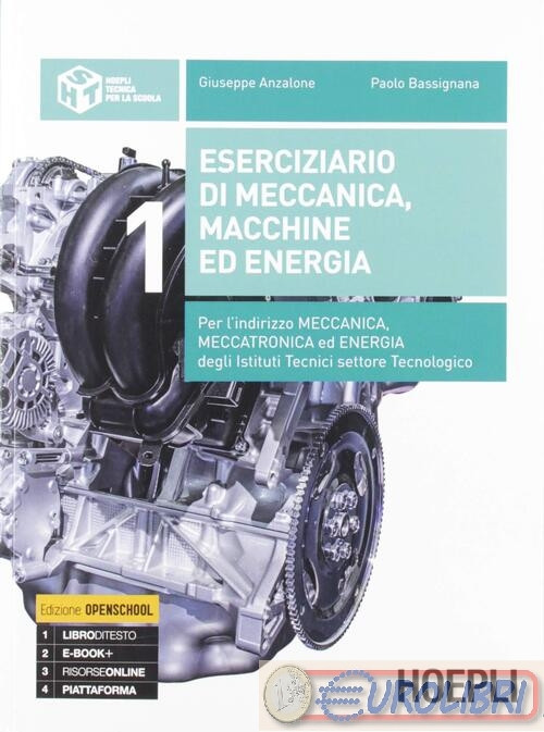 9788820388539 ESERCIZIARIO DI MECCANICA, MACCHINE ED E HOEPLI SCOLASTICO ANZALON