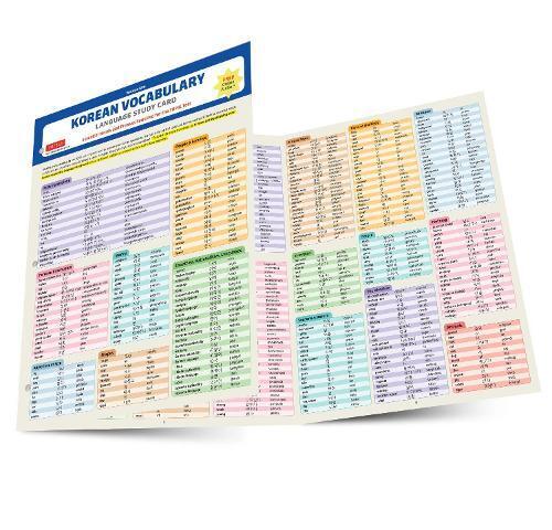 Woojoo Kim Korean Vocabulary Language Study Card (Cards)