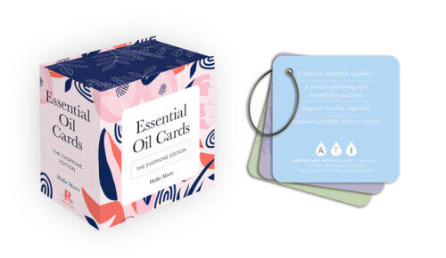 Essential Oil Cards: The Everyone Edition (56 Full-Color Cards with Metal