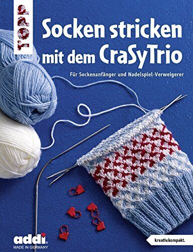 Socken Stricken Mit Dem Crasytrio Book NUOVO