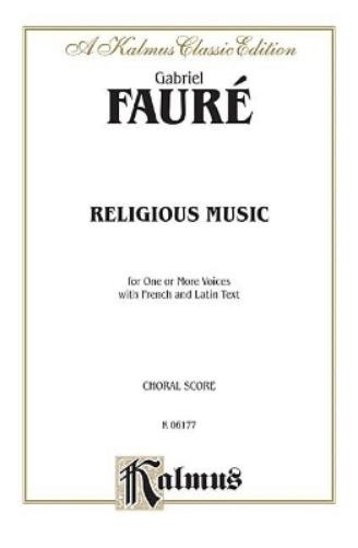 Faure Religious Music Op.11 V (Sheet Music)