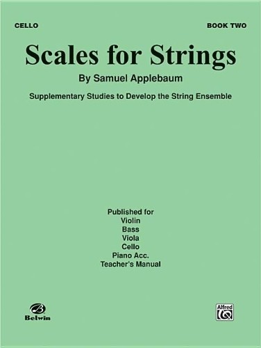 Samuel Applebaum Scales for Strings, Book II (Tascabile)