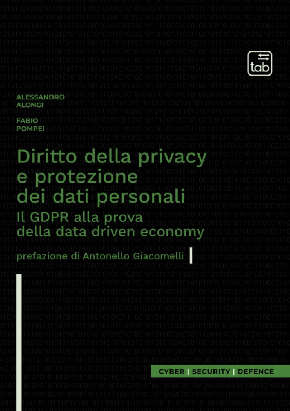 9788892952683 Diritto della privacy e protezione dei dati person...riven economy