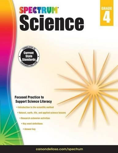 Spectrum Spectrum Science, Grade 4 (Tascabile)