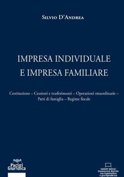9788833794549 Impresa individuale e impresa familiare - Silvio D'Andrea