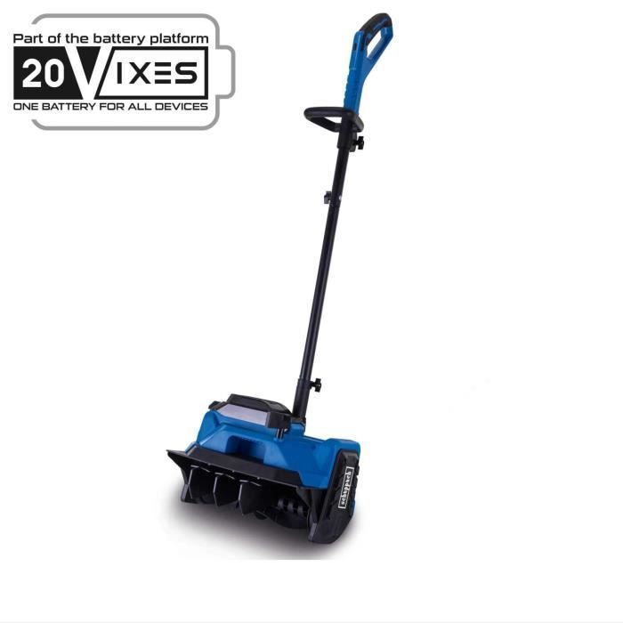 Scheppach BC-SNB400-X Spazzaneve a Batteria Kit con 2 Batterie 20V e Caricabatte