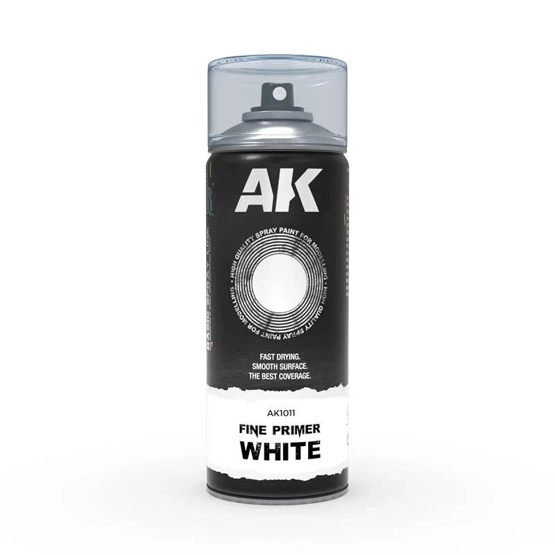 AK Spray - Fine Primer White (400 ml) - AK1011