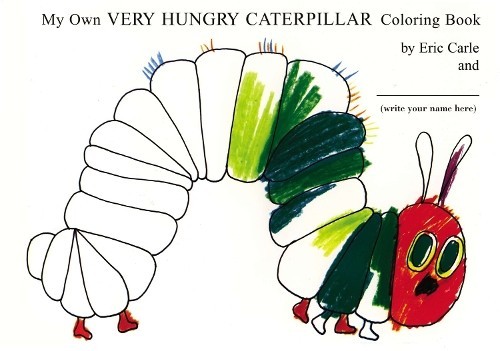 Eric Carle My Own Very Hungry Caterpillar Coloring Book (Tascabile)