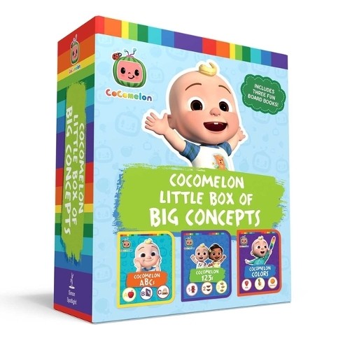 Various Cocomelon Little Box of Big Concepts (Boxed Set) (Libro di cartone)
