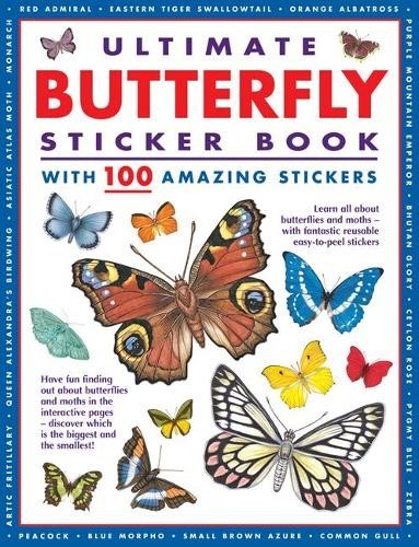Armadillo Books Ultimate Butterfly Sticker Book (Tascabile)