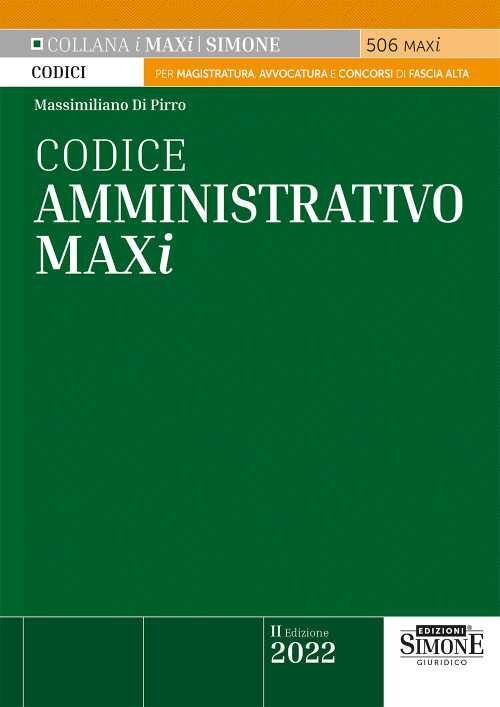 Libri Di Pirro Massimiliano - Codice Amministrativo Maxi