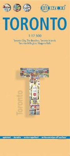 Toronto, Borch Map: Toronto City, The Beaches, Toronto Islands, Toronto &