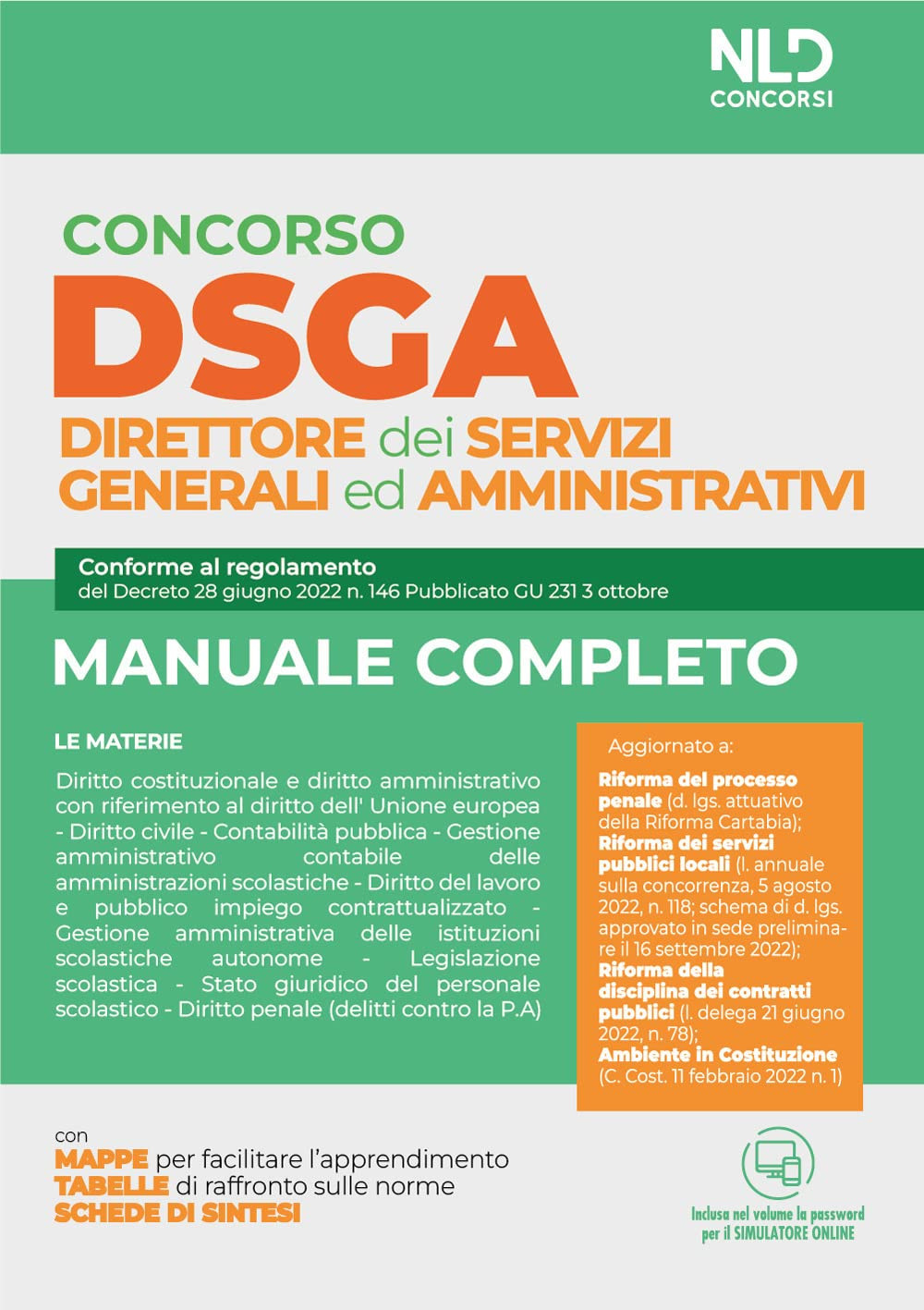 9788833587912 Concorso DSGA. Direttore dei servizi generali e am...i simulazione
