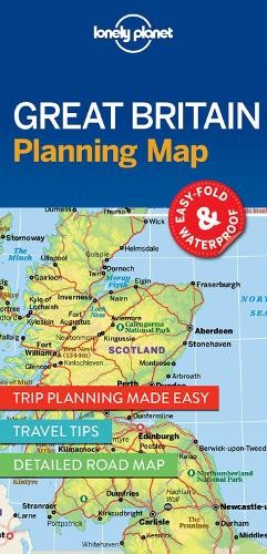 Lonely Planet Great Britain Planning Map (Map) Map