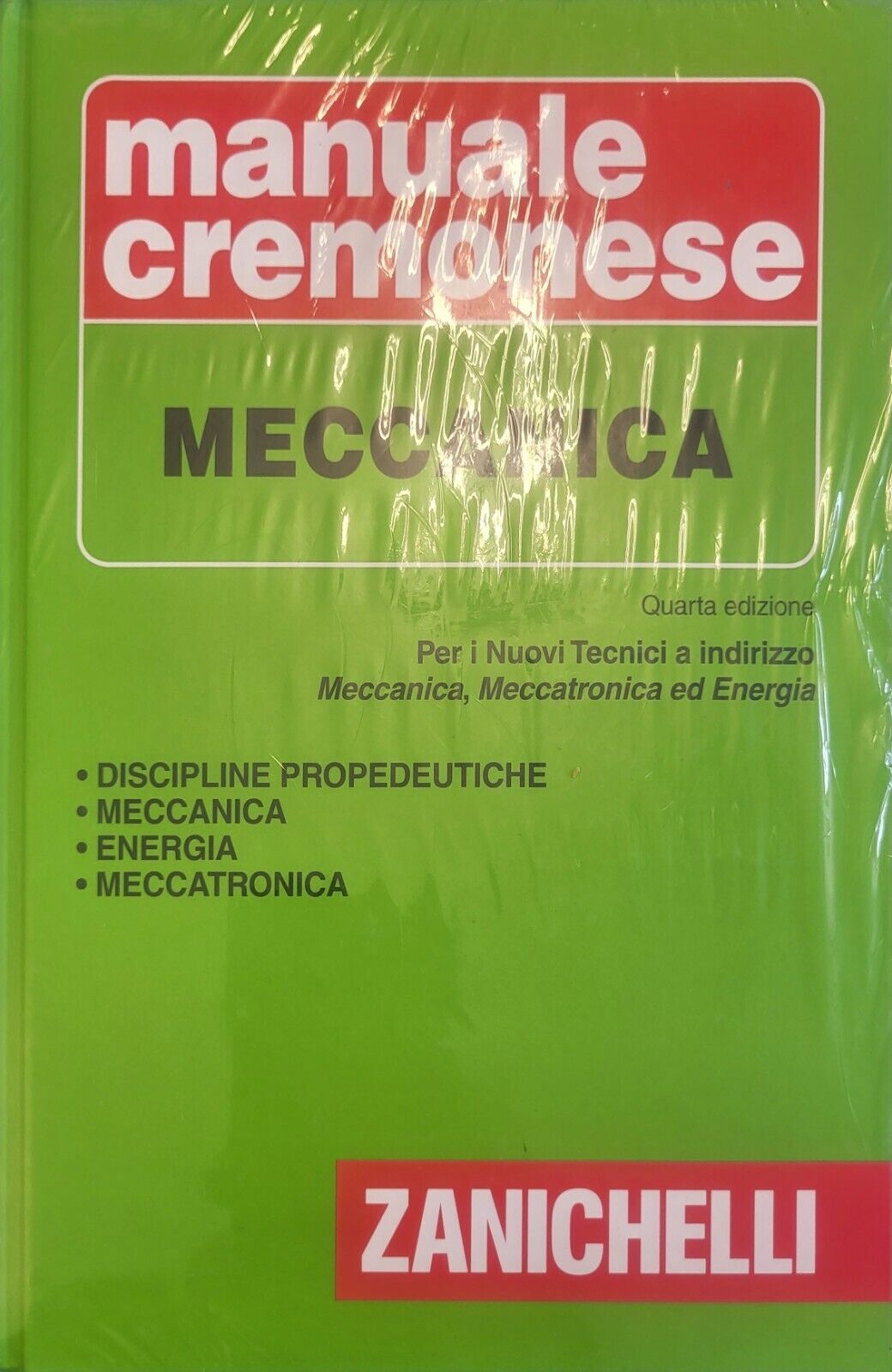MANUALE CREMONESE MECCANICA 4'EDIZIONE ZANICHELLI 9788808255136