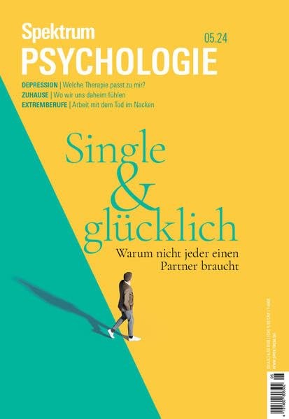 Spektrum der Wi Spektrum Psychologie 5/2024 - Single und glücklich:  (Tascabile)