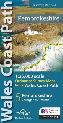 Pembrokeshire Coast Path Map Guide (Tascabile) OS Map Books: Wales Coast Path