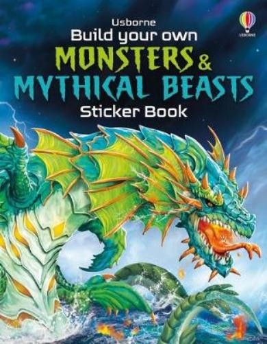 Simon Tudhope Build Your Own Monsters and Mythical Beasts Sticker Bo (Tascabile)