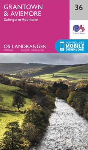 Grantown, Aviemore & Cairngorm Mountains (OS Landranger Map) by Ordnance Survey