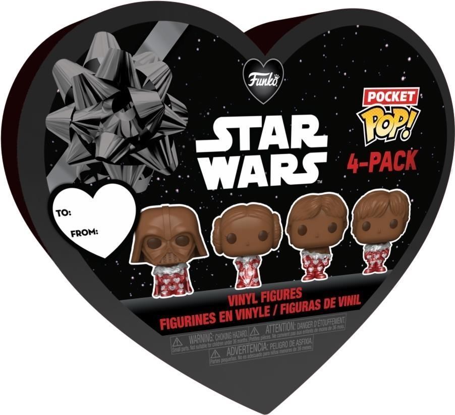 Merchandising Star Wars: Funko Pocket Pop! Valentines Box - Star Wars 4 Pack