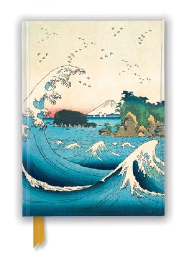 Hiroshige II: The Seven-Mile Beach in Sagami Province (Foiled Journal) (Flame