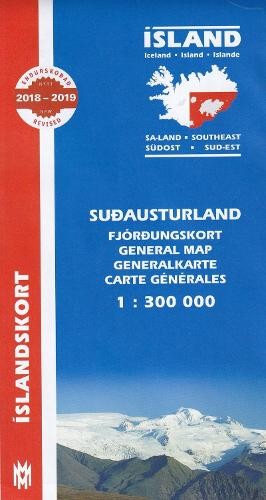 H H Hansen South East Iceland Map 1:300 000 (Map)