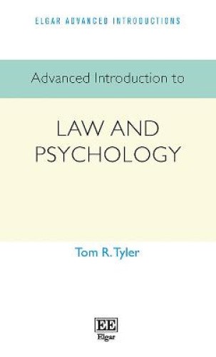 Advanced Introduction to Law and Psychology (Elgar Advanced Introductions