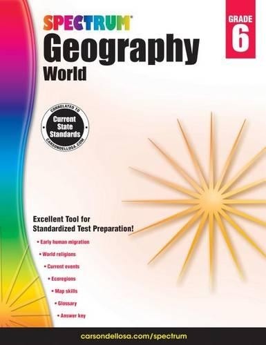 Spectrum Spectrum Geography, Grade 6 (Tascabile) Spectrum