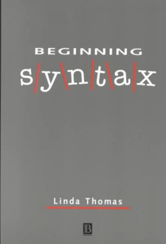 Beginning Syntax by Linda Thomas