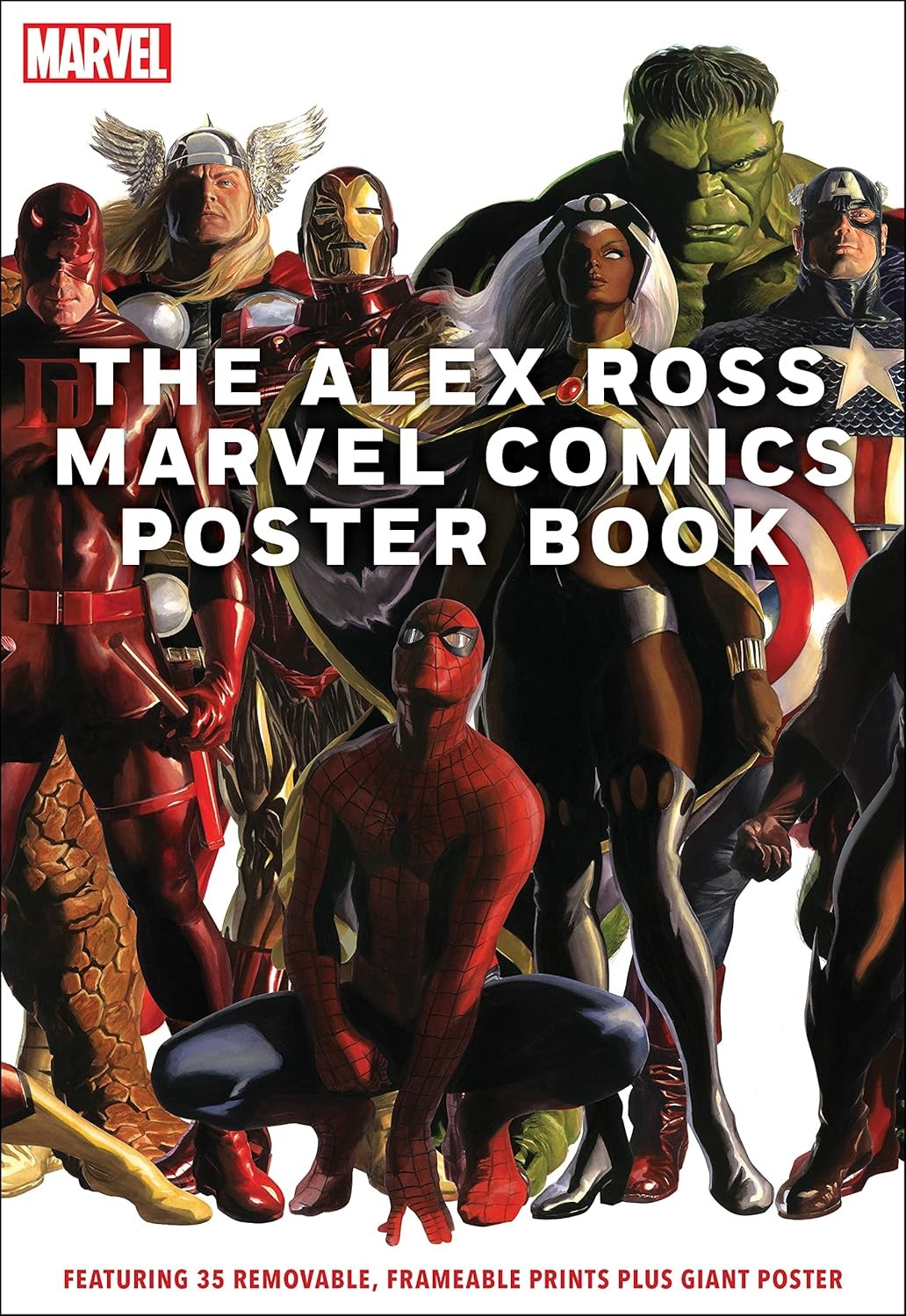 9781419753763 The Alex Ross Marvel Comics Poster Book: Featuring... giant poster