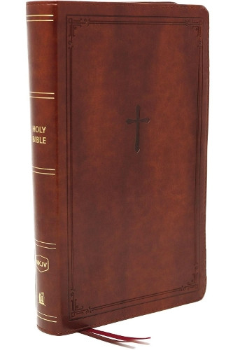 Thomas Nelson NKJV, End-of-Verse Reference Bible, Compact (Rilegato in ecopelle)