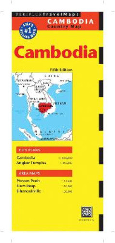 Cambodia Travel Map Fifth Edition by Periplus Editors