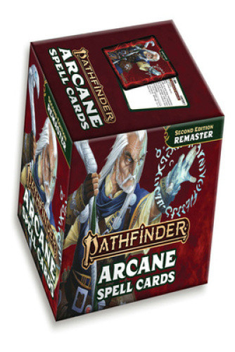Pathfinder Arcane Spell Cards (Remastered) (P2) by Paizo Publishing